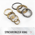 ชิ้นส่วนอัตโนมัติชิ้นส่วนเกียร์เกียร์ส่งวงแหวน synchronizer ทองเหลือง